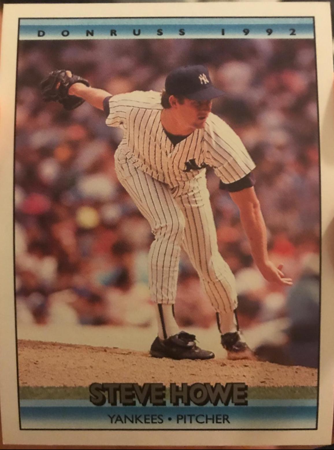 Steve Howe #106 Baseball Cards 1992 Donruss