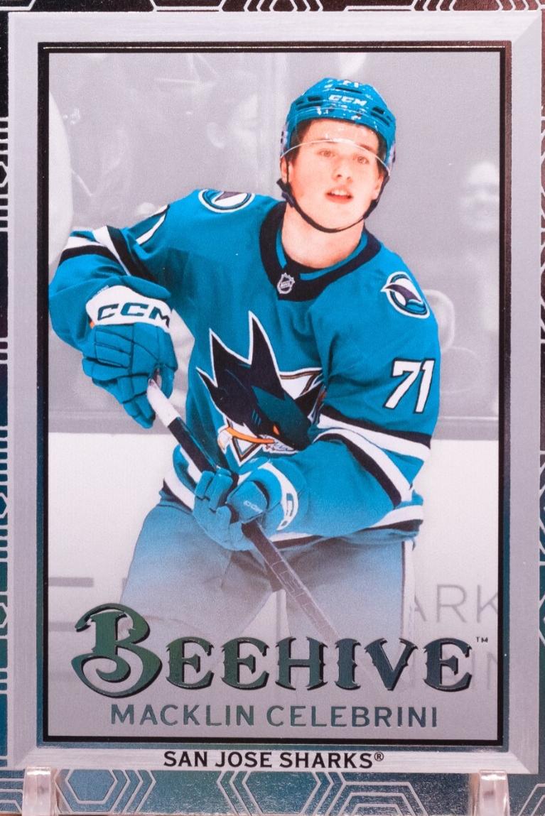 Macklin Celebrini #BH-24 Hockey Cards 2024 Upper Deck Beehive