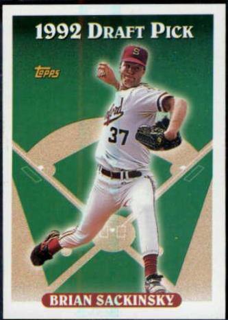 Brian Sackinsky #647 Baseball Cards 1993 Topps
