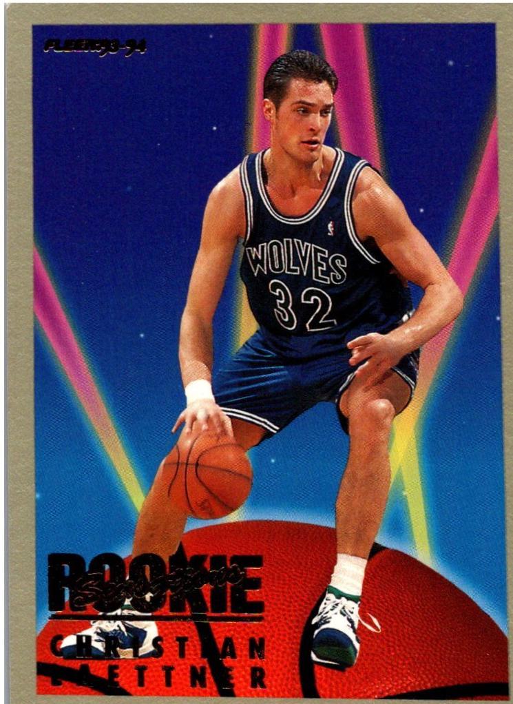 Christian Laettner #13 1993-94 Fleer Basketball Rookie Sensations