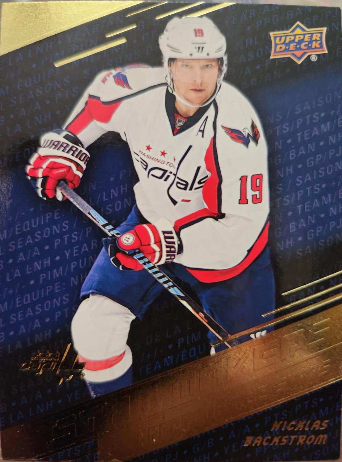 Nicklas Backstrom #SM-12 Hockey Cards 2017 Upper Deck Tim Hortons Stat Makers