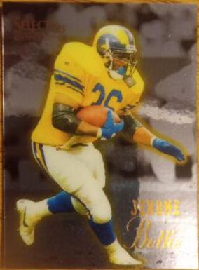 Jerome Bettis #6 Football Cards 1995 Panini Select Certified
