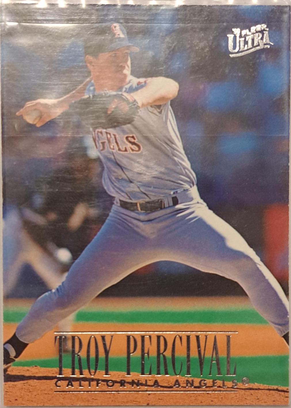 troy percival #32 Baseball Cards 1996 Ultra