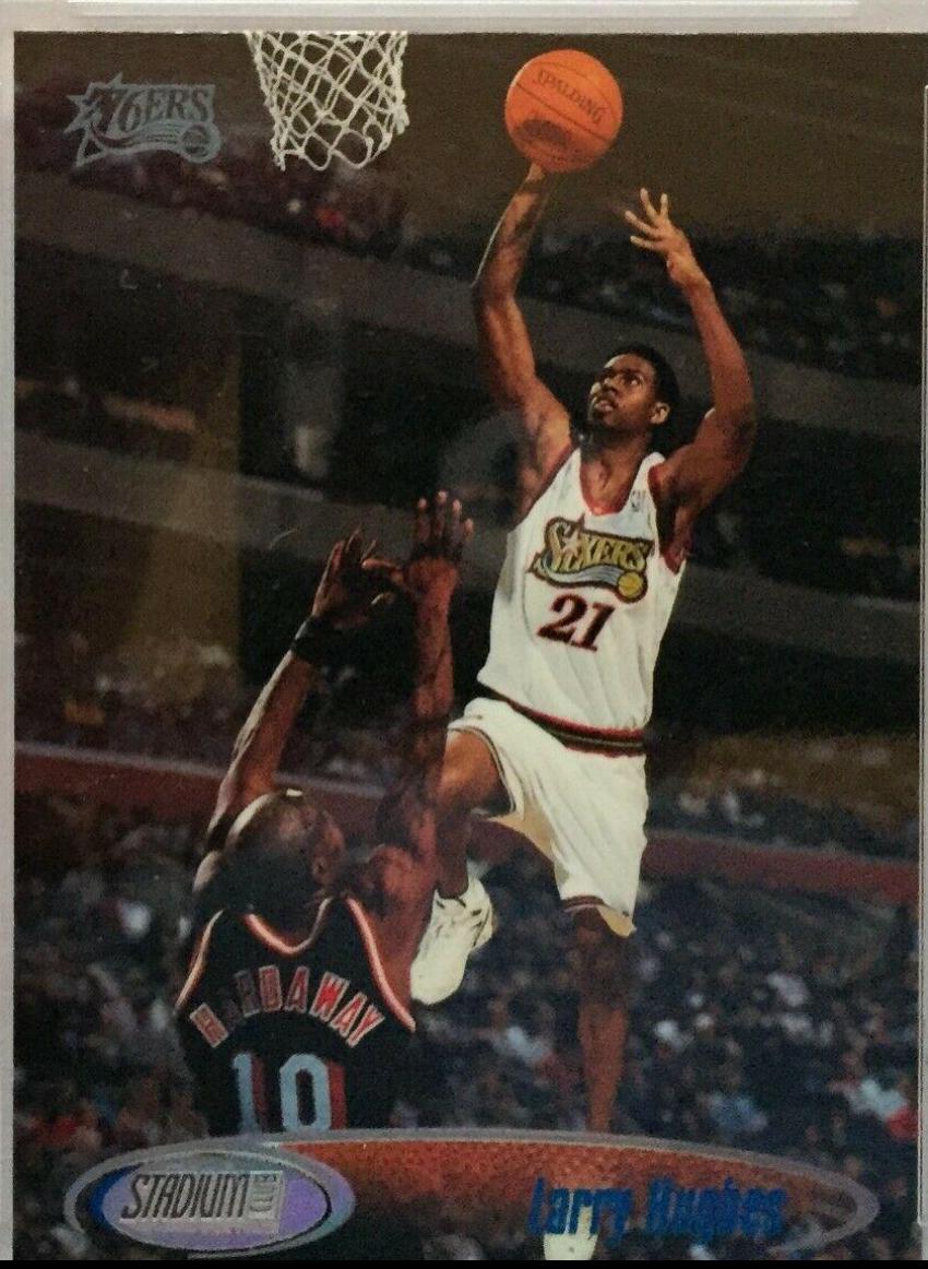Larry Hughes #201 Basketball Cards 1998 Stadium Club