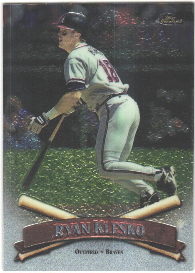Ryan Klesko #72 Baseball Cards 1998 Finest