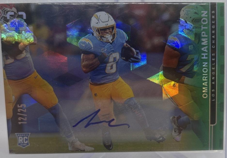 Omarion Hampton [Green Rookie Autograph] #177