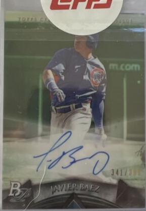 Javier Baez [Green Refractor] #APJBA