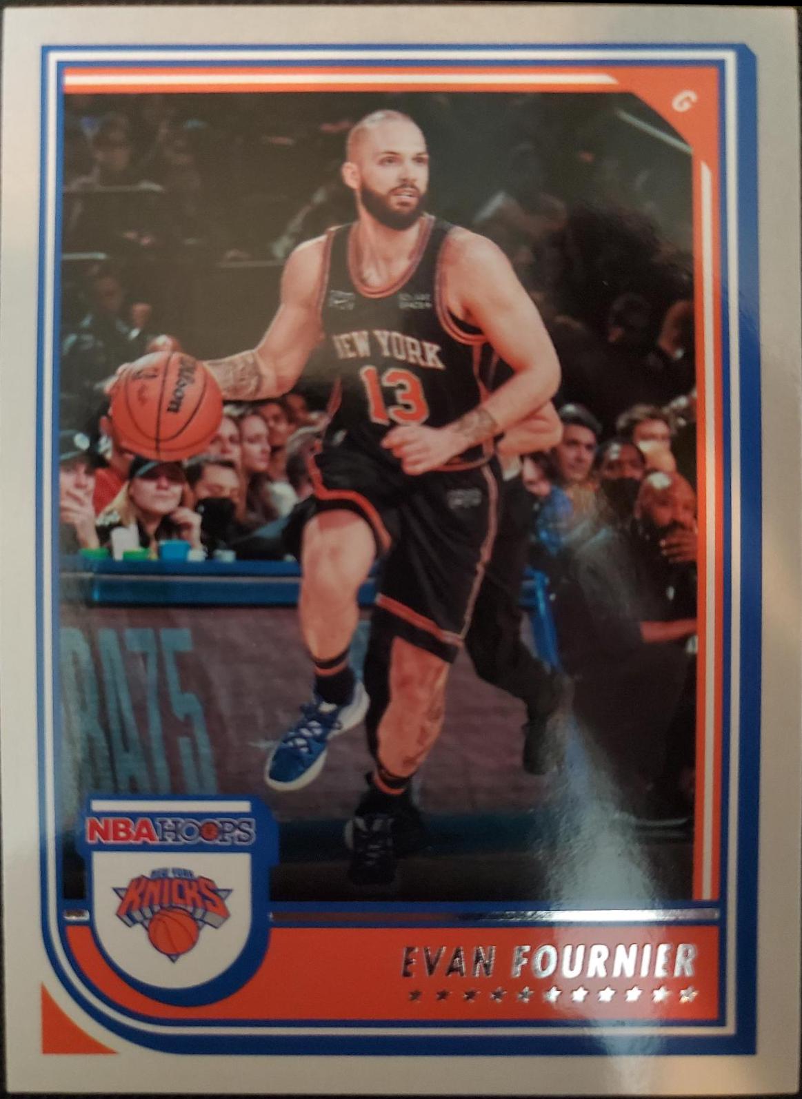 Evan Fournier #19 Basketball Cards 2022 Panini Hoops