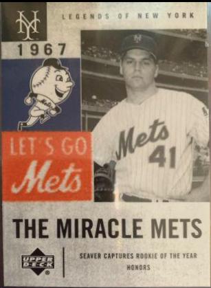Tom Seaver #81 Baseball Cards 2001 Upper Deck Legends of NY
