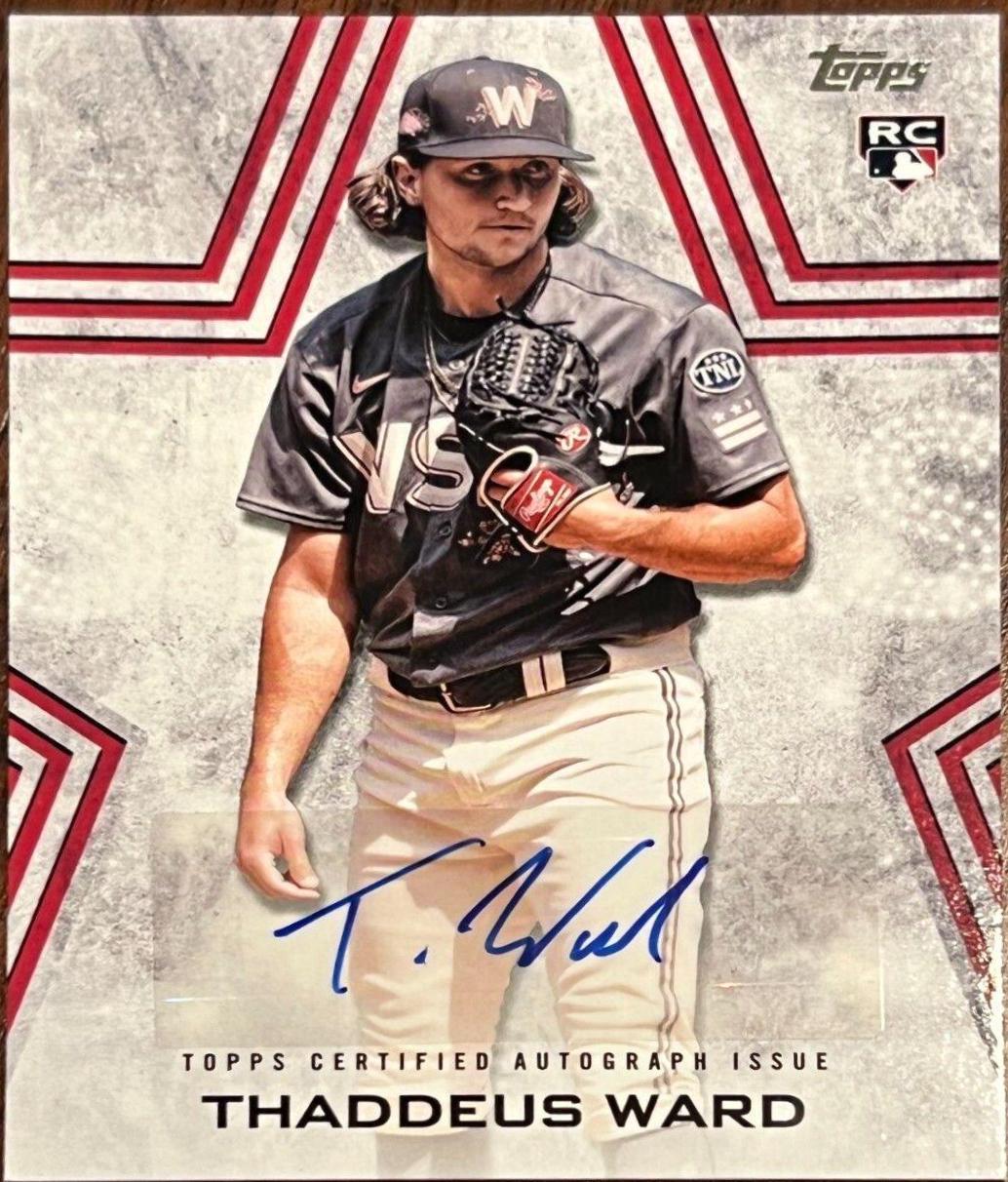 Thaddeus Ward #BSA-THW Baseball Cards 2023 Topps Update Stars Autographs