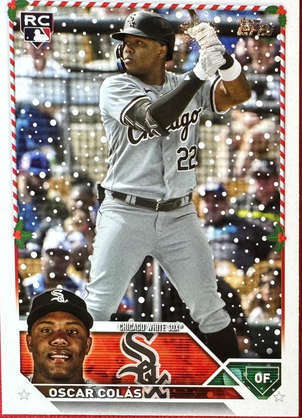 Oscar Colas #H179 Baseball Cards 2023 Topps Holiday