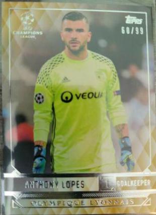 Anthony Lopes #134 2016 Topps UEFA Champions League Showcase