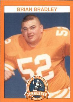 Brian Bradley #49 Football Cards 1990 Tennessee Volunteers Centennial