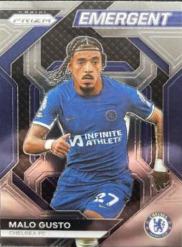 Malo Gusto #6 Soccer Cards 2023 Panini Prizm Premier League Emergent