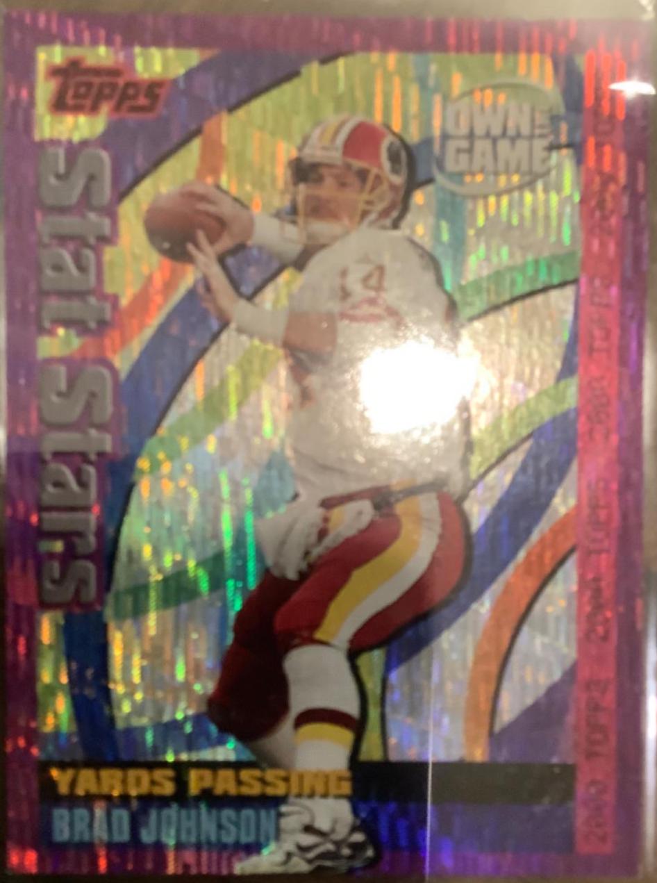 Brad Johnson #5 Football Cards 2000 Topps Own the Game