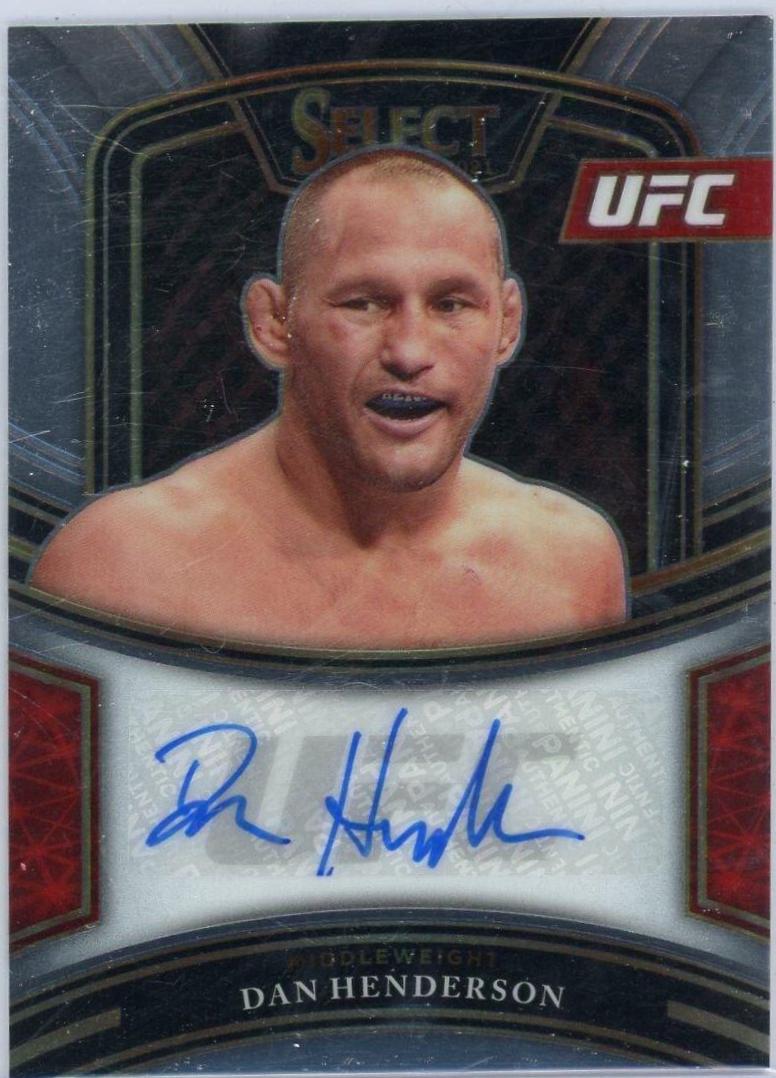 Dan Henderson #SG-DHS Ufc Cards 2021 Panini Select UFC Signatures