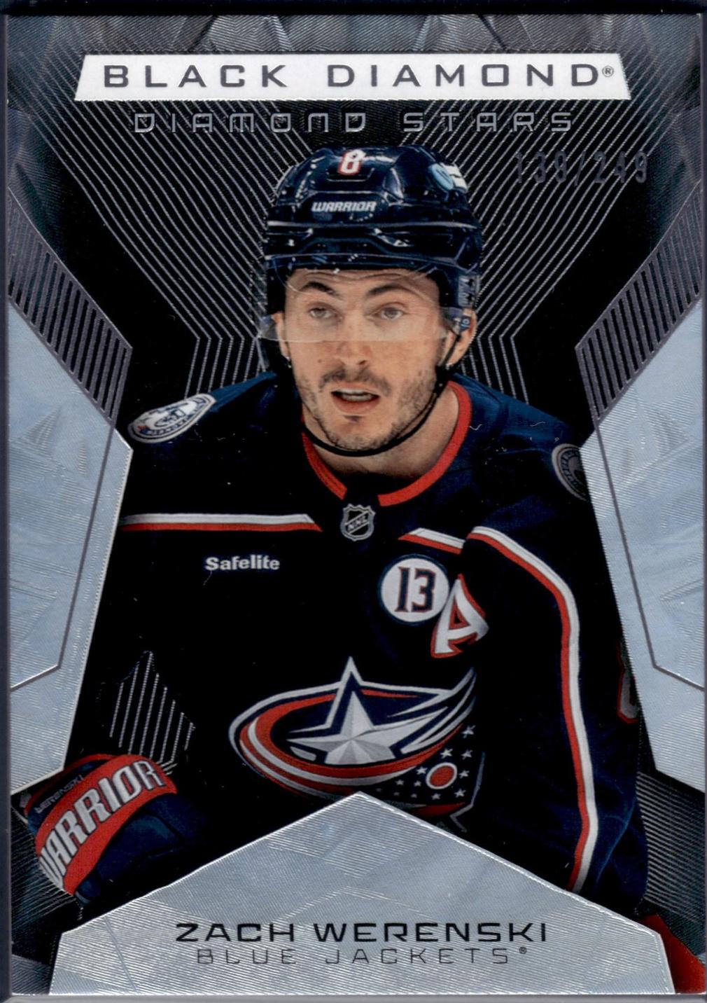 Zach Werenski #BDS-ZW 2025-26 Upper Deck Black Diamond Hockey Diamond Stars