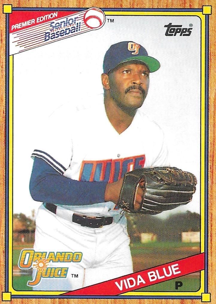 Vida Blue #48 Baseball Cards 1989 Topps Senior League