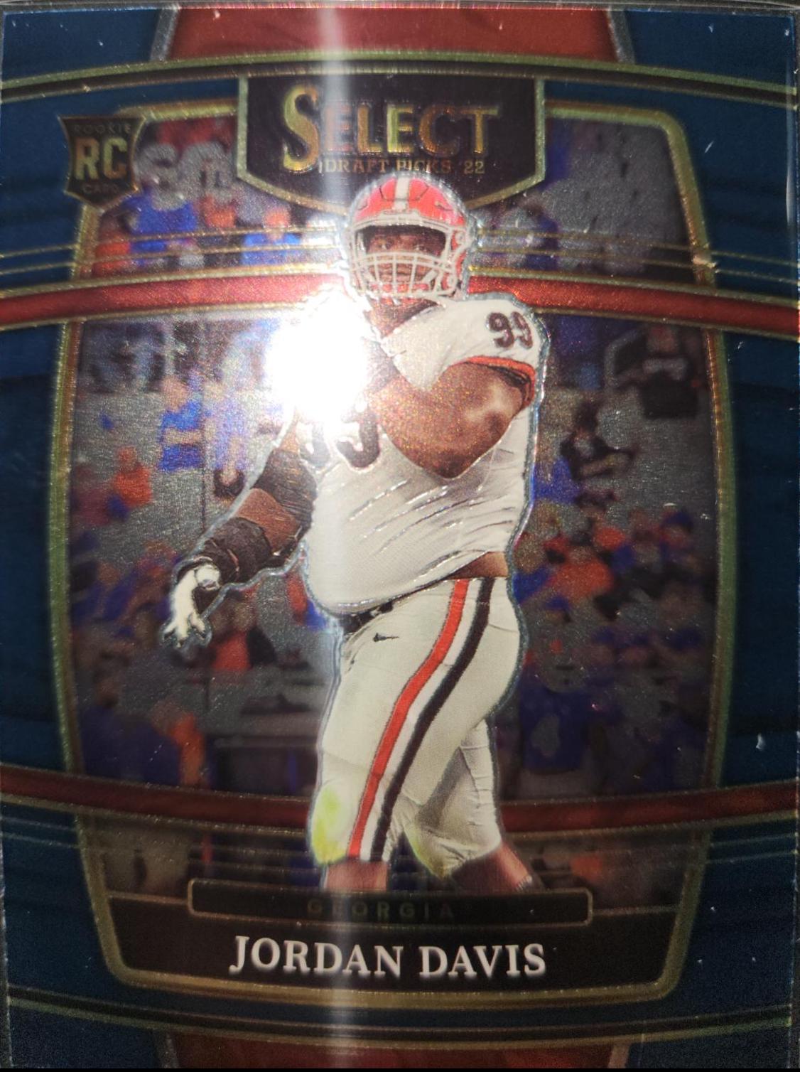 Jordan Davis #80 Football Cards 2022 Panini Select Draft Picks