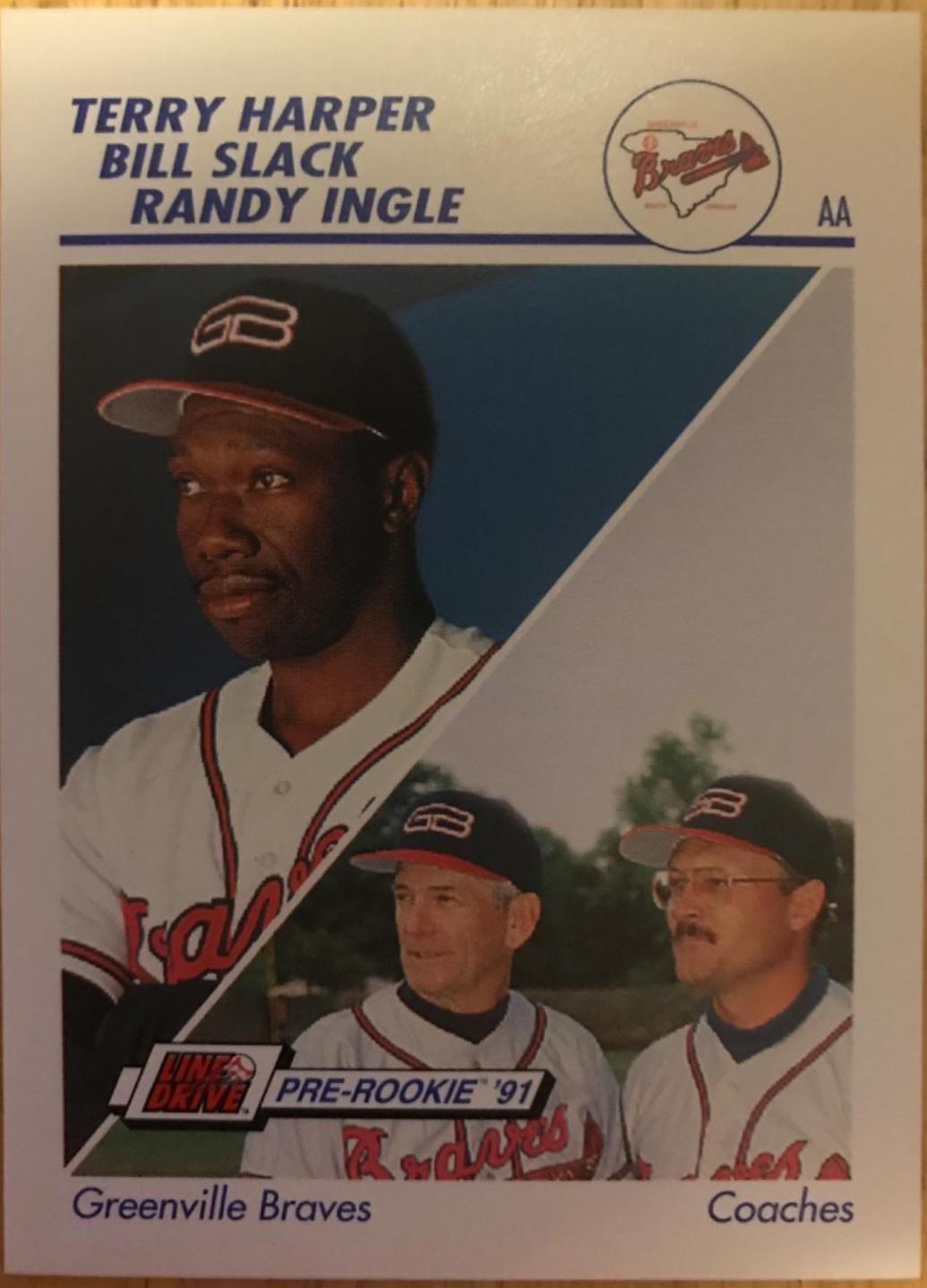 T. Harper, B. Slack, R. Ingle #225 Baseball Cards 1991 Impel Line Drive Pre Rookie AA