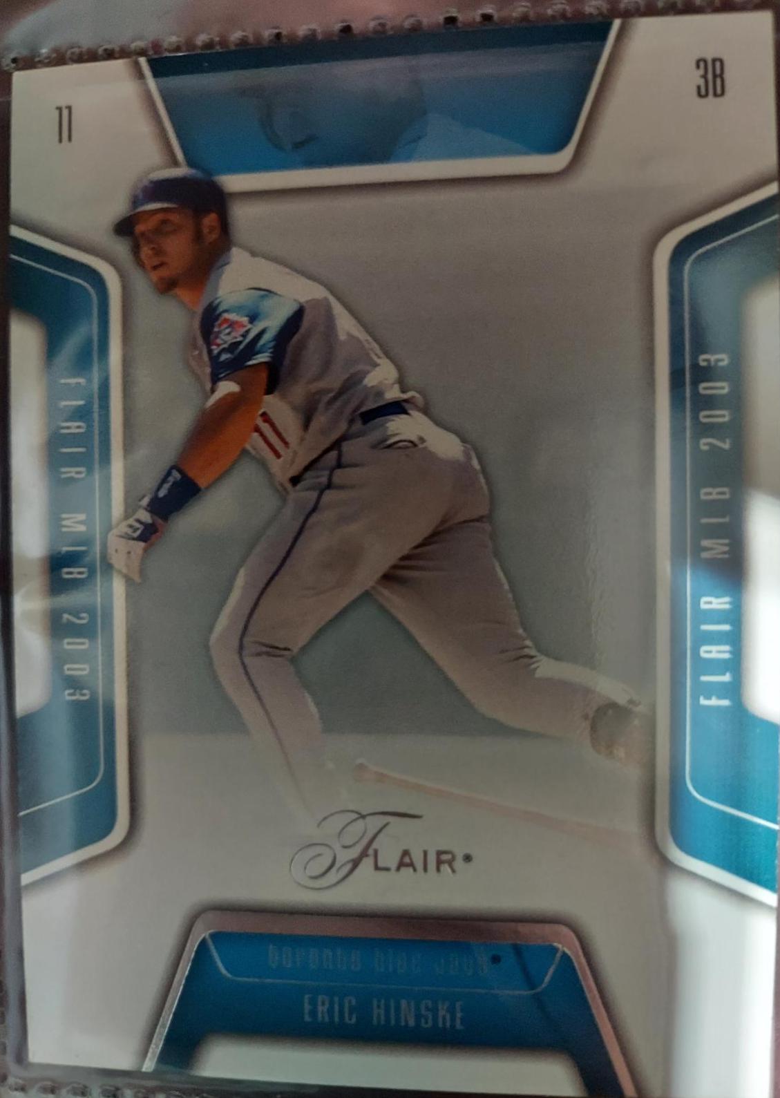 Eric Hinske #74 Baseball Cards 2003 Flair