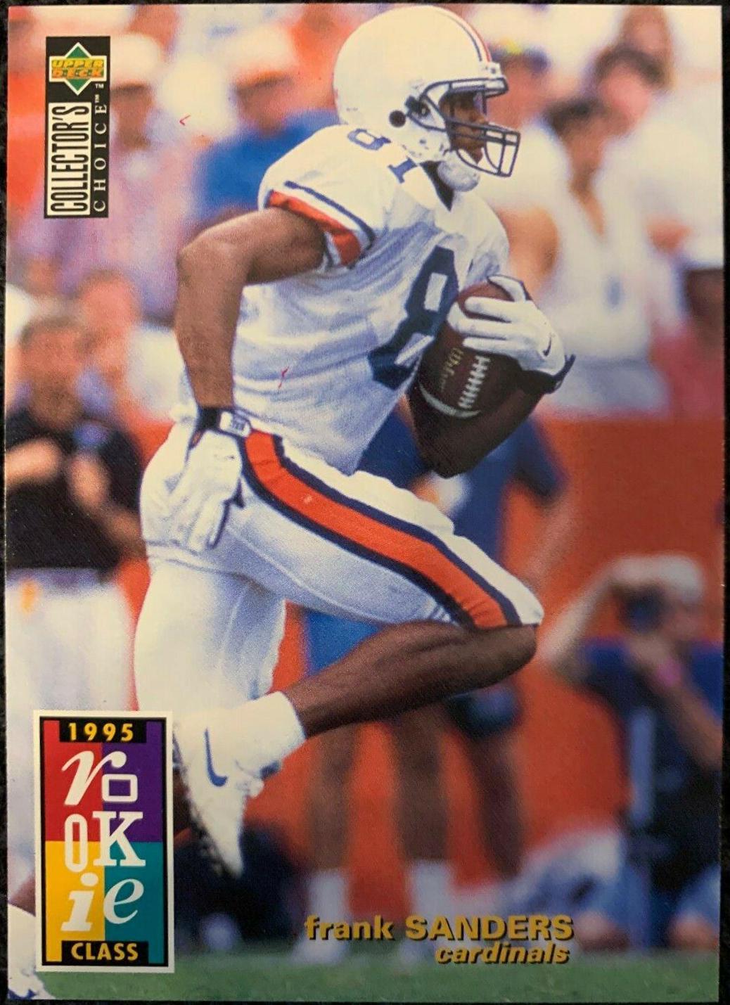 Frank Sanders #26 Football Cards 1995 Collector's Choice
