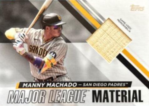 Manny Machado #MLM-MM Baseball Cards 2024 Topps Major League Material