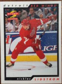 nicklas lidstrom #176 Hockey Cards 1996 Pinnacle