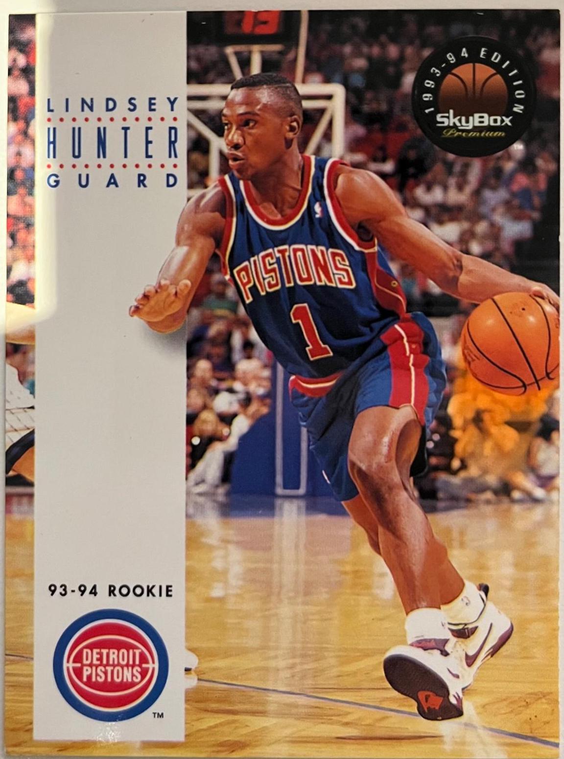 Lindsey Hunter #222 Basketball Cards 1993 Skybox Premium