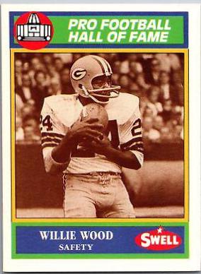 Willie Wood #36 Football Cards 1990 Swell Greats