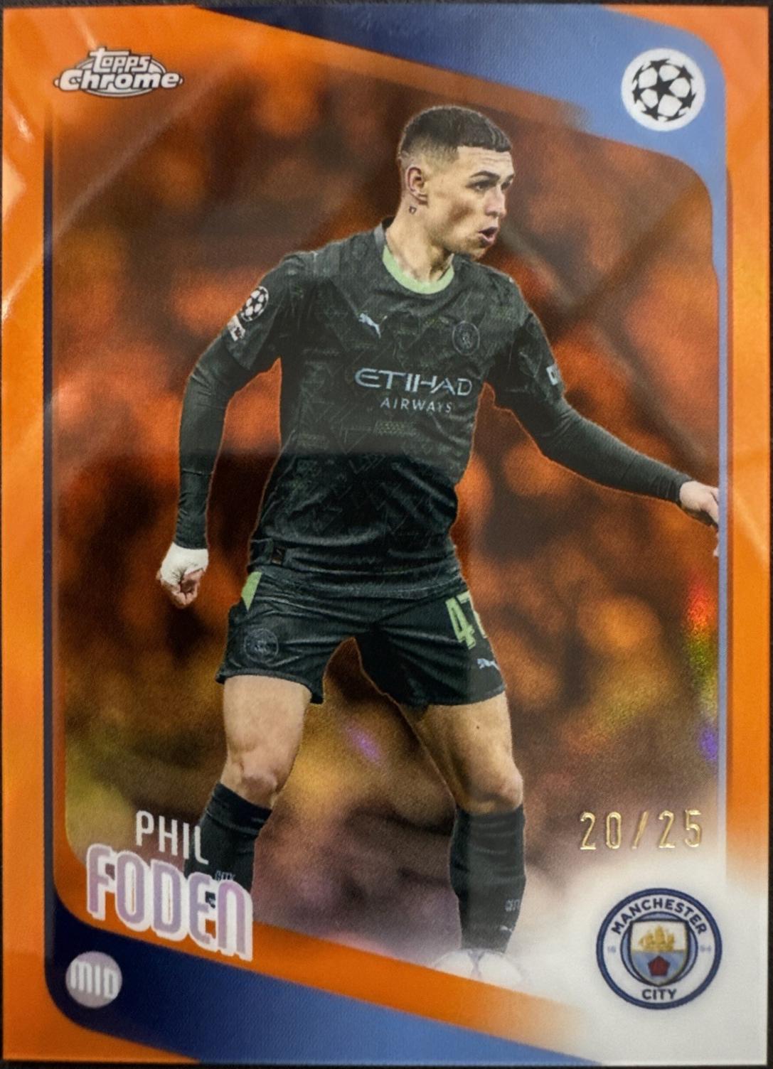 Phil Foden [Orange Refractor] #103