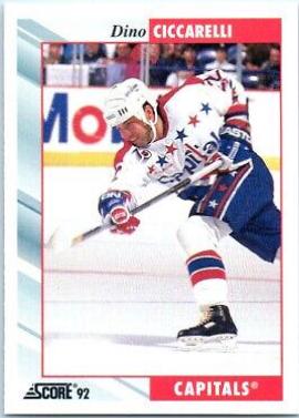 Dino Ciccarelli #395 Hockey Cards 1992 Score