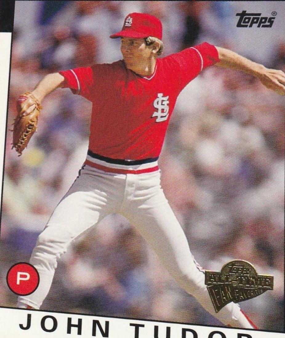 John Tudor #98 Baseball Cards 2005 Topps All Time Fan Favorites