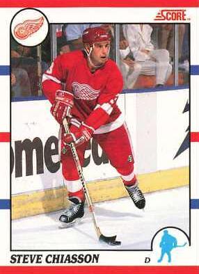 Steve Chiasson #214 Hockey Cards 1990 Score Canadian
