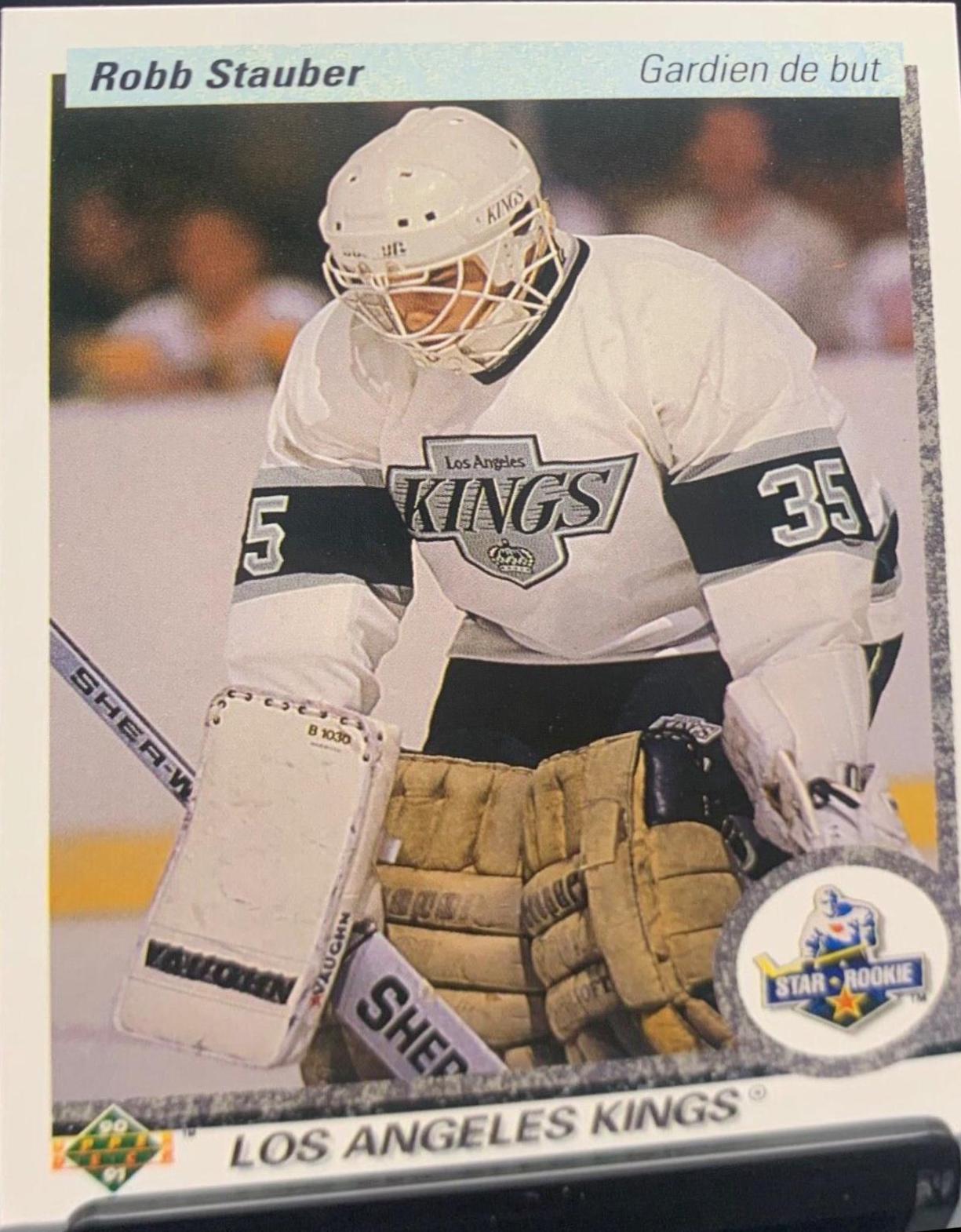 Robb Stauber #165 Hockey Cards 1990 Upper Deck French