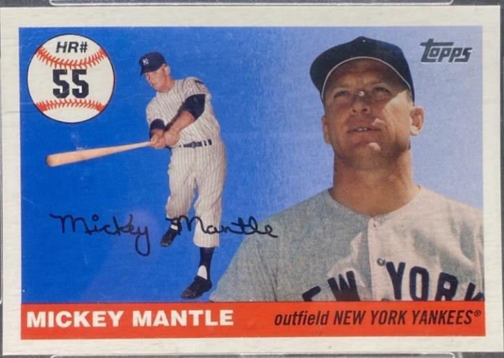 Mickey Mantle #64 2006 Topps Mantle Home Run History Baseball