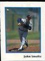 John Smoltz Baseball Cards 1990 Publication Int'l Stickers Hand Cut
