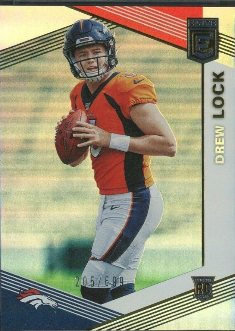 Drew Lock #107 2019 Panini Donruss Elite Football