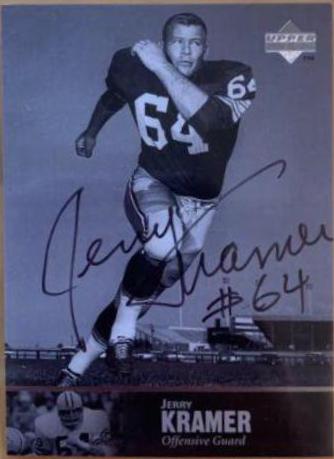 Jerry Kramer #AL-127 1997 Upper Deck Legends Football