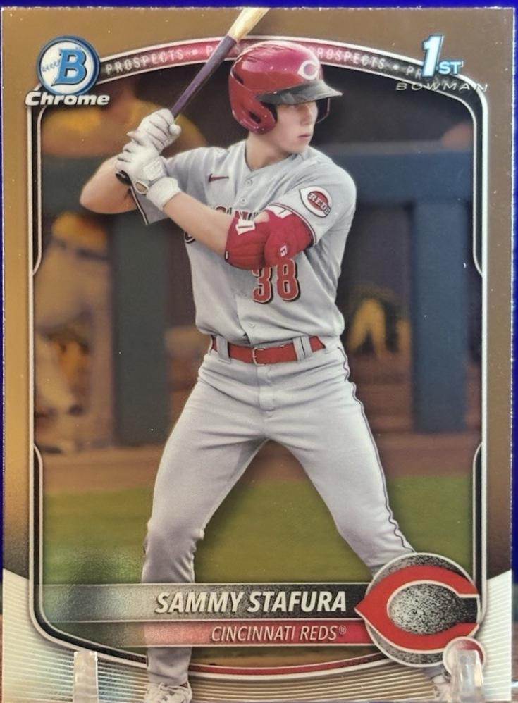 Sammy Stafura #BCP-100 Baseball Cards 2025 Bowman Chrome Prospects