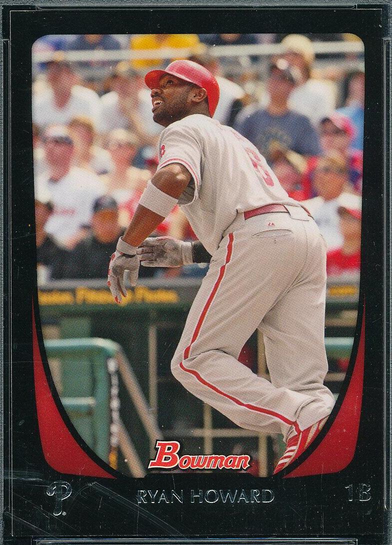 Ryan Howard #33 Baseball Cards 2011 Bowman