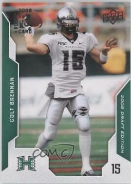 Colt Brennan #18 Football Cards 2008 Upper Deck Draft Edition