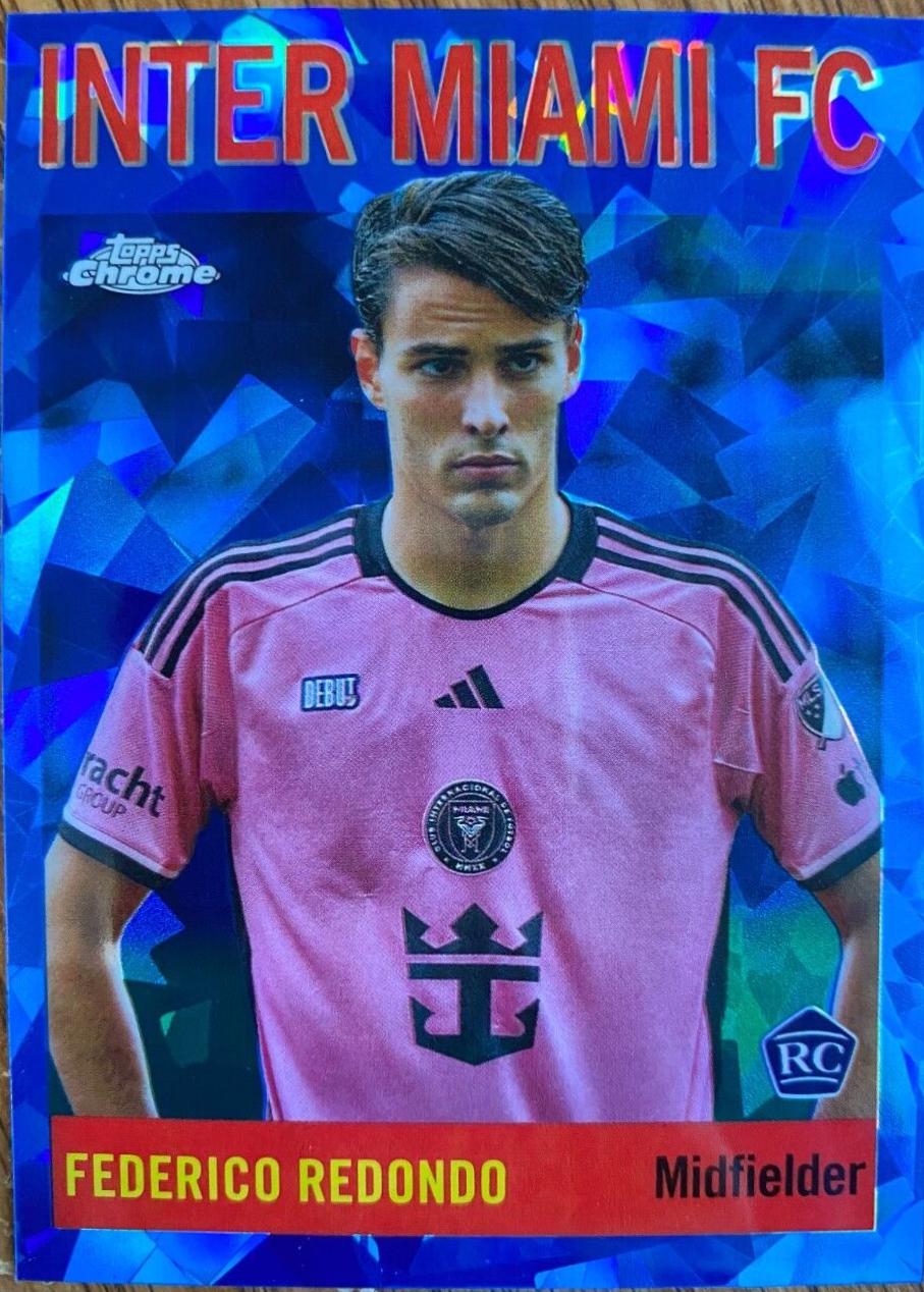 Federico Redondo #64T-2 Soccer Cards 2024 Topps Chrome Sapphire MLS 1964 Football
