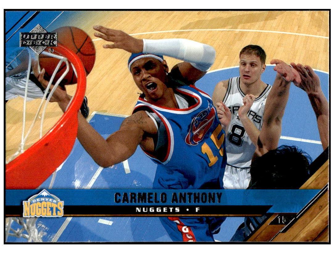 Carmelo Anthony #41 Basketball Cards 2005 Upper Deck