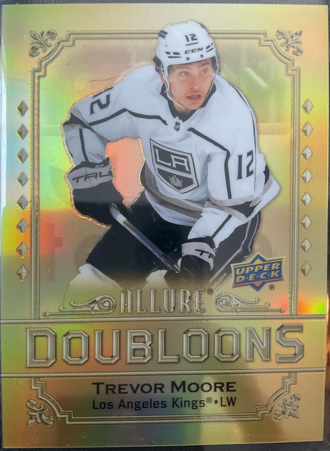 Trevor Moore #DB-93 Hockey Cards 2024 Upper Deck Allure Doubloons
