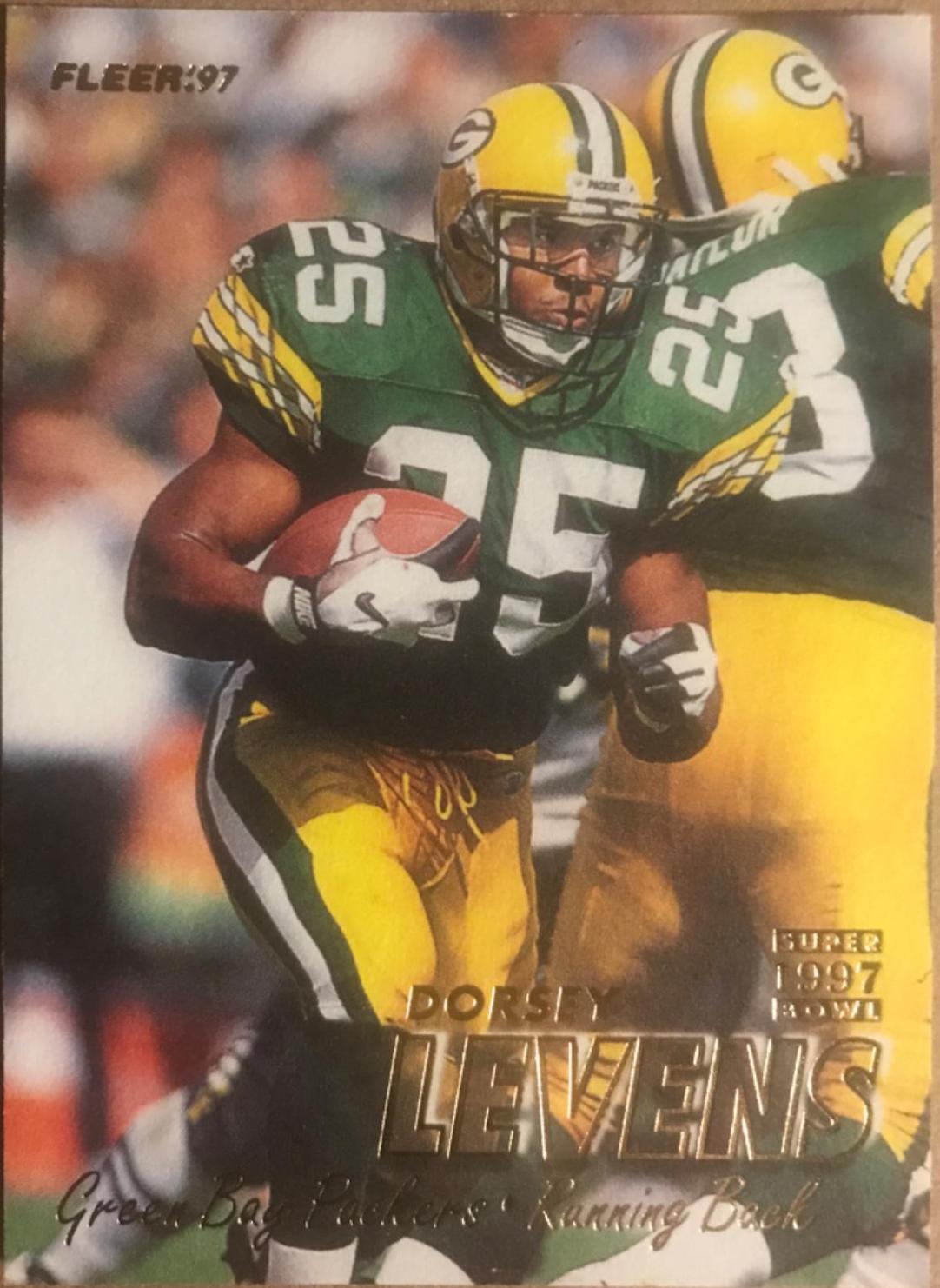 Dorsey Levens #358 1997 Fleer Football