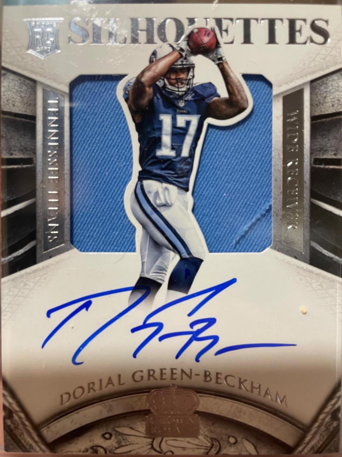 Dorial Green-Beckham Autograph #213 Football Cards 2015 Panini Crown Royale Rookie Silhouettes