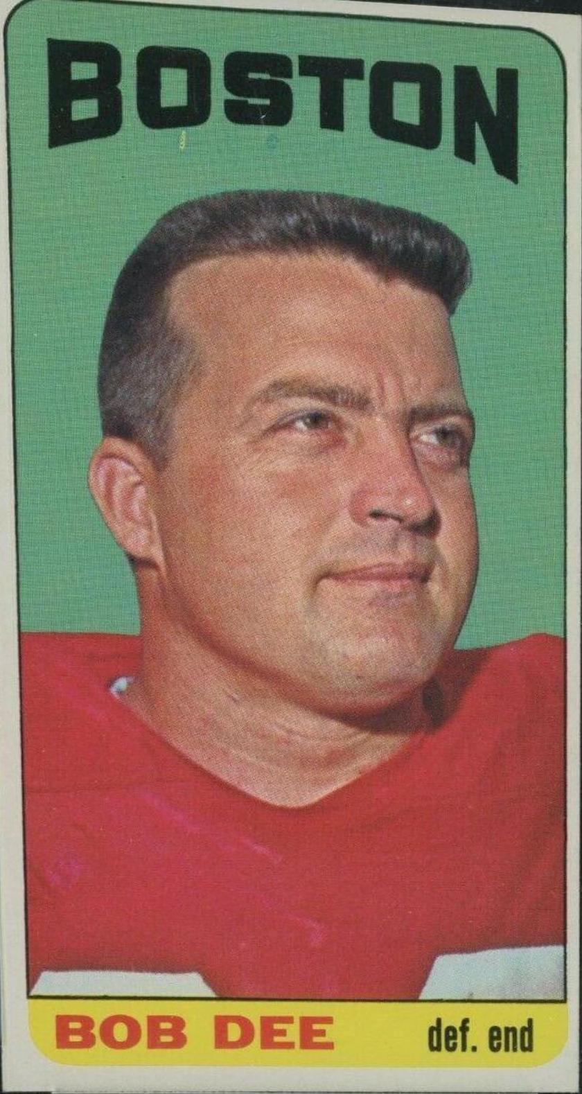 Bob Dee #7 Football Cards 1965 Topps