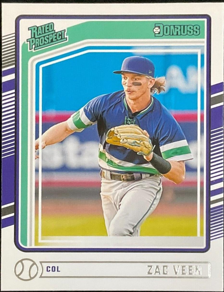 Zac Veen #132 Baseball Cards 2024 Donruss