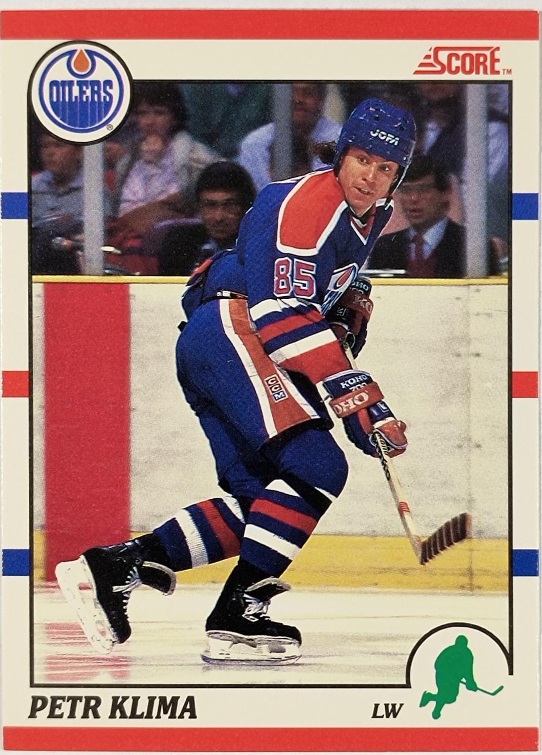 Petr Klima #232 Hockey Cards 1990 Score Canadian